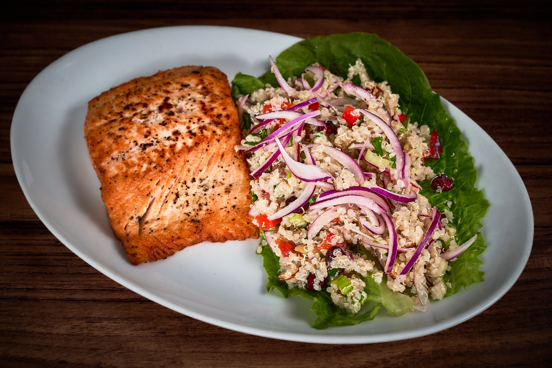 Salmón con Quinoa